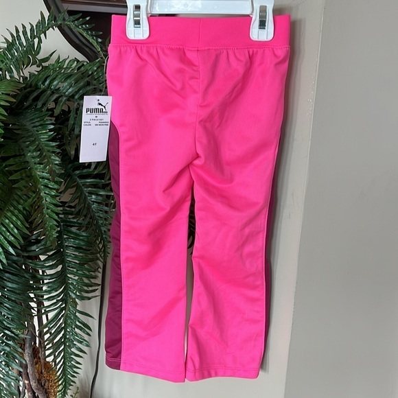 Brand New Puma Neon Pink Tracksuit Zip Up Track Jacket & Pants Glitter Ruffle - Picture 6 of 16